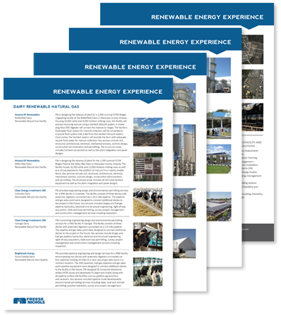Renewable energy experience sheets