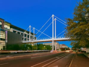 Moody Pedestrian Bridge at UT Austin