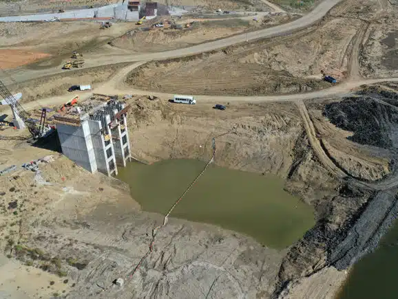 Bois d'Arc Lake Dam Spillway and Intake Structure