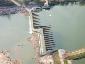 Lake Brazos Labyrinth Weir