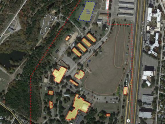 Camp Mabry Microgrid Layout