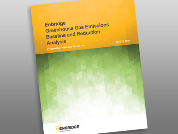 Cover of Enbridge Emissions Reduction Report