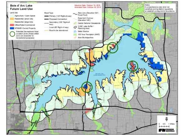 Bois d'Arc Lake Future Land Use Plan