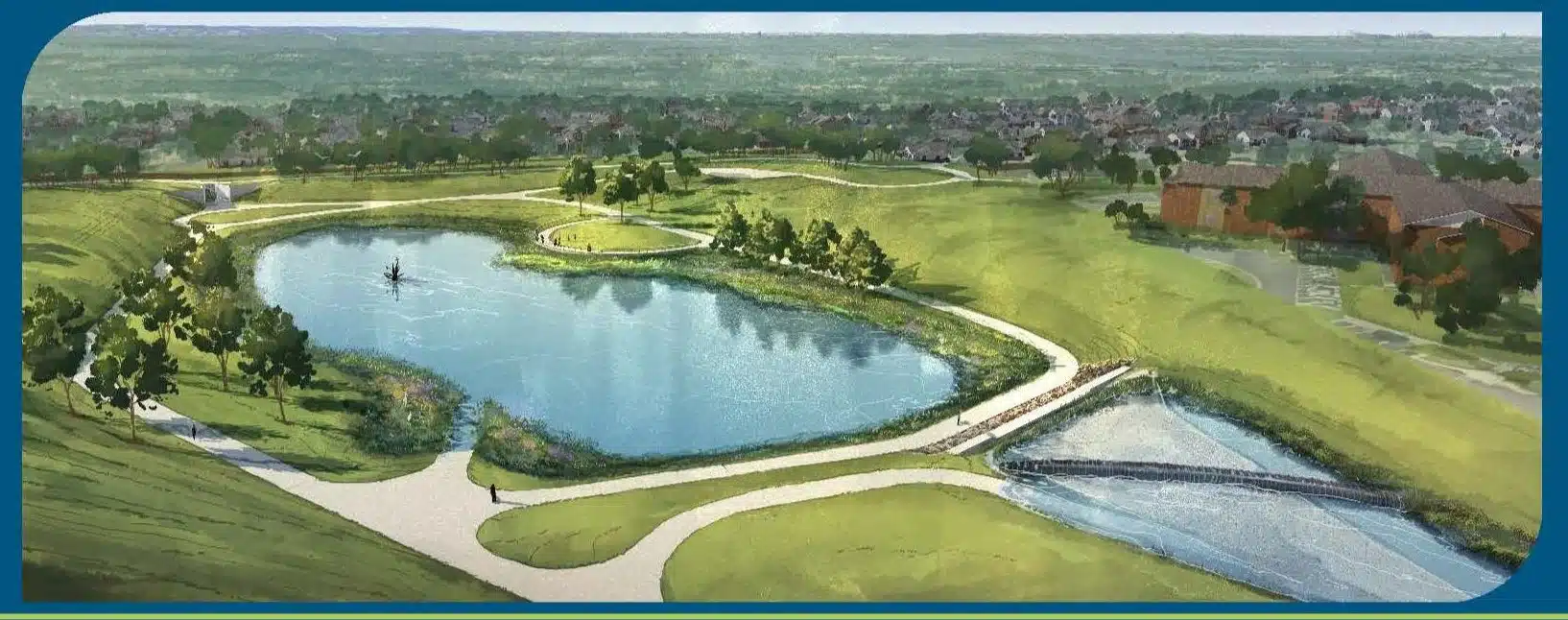West Irving Creek Wyche Park Rendering Image