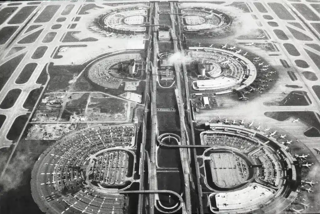Early Image Of DFW Airport