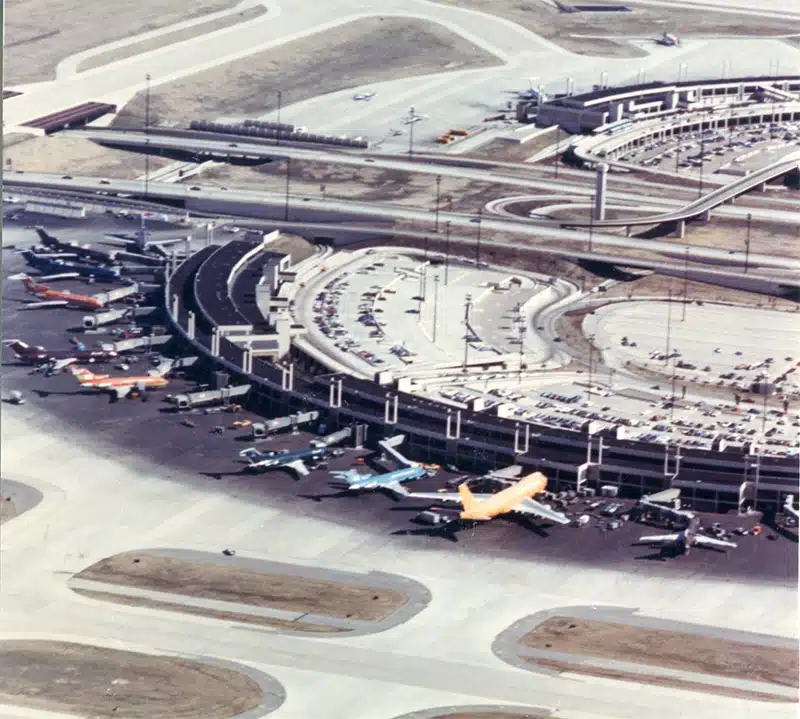 Aerial View Of DFW Airport