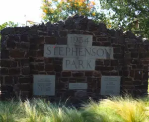 Stephenson Park Sign